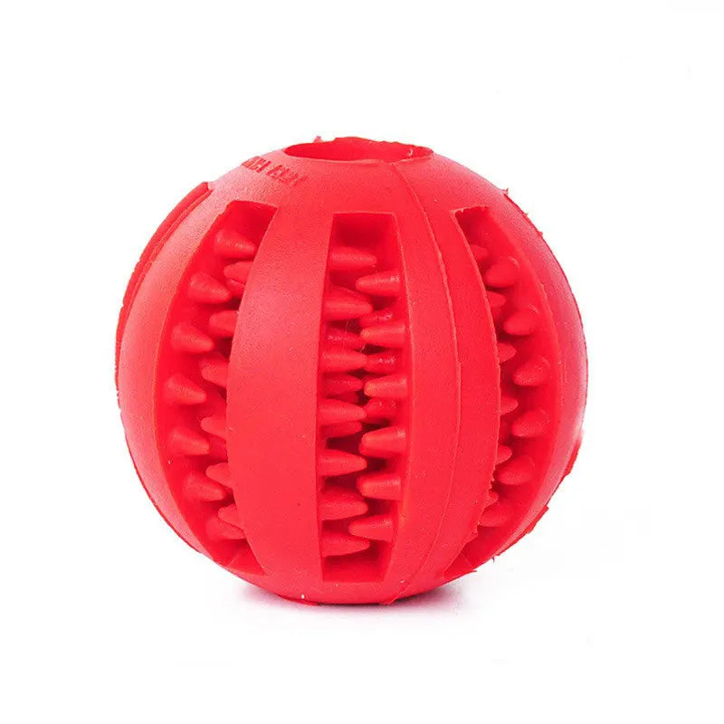 3-in-1 Dog Treat Ball: Durable Chew Toy & Tooth Cleaning Feeder