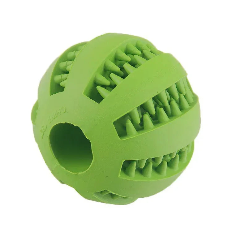 3-in-1 Dog Treat Ball: Durable Chew Toy & Tooth Cleaning Feeder