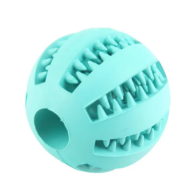 3-in-1 Dog Treat Ball: Durable Chew Toy & Tooth Cleaning Feeder