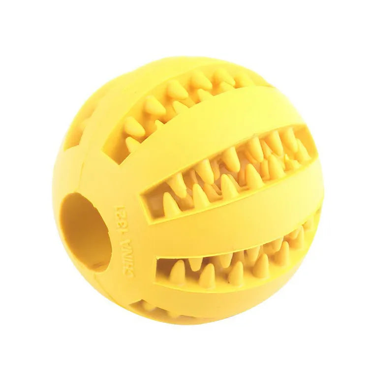 3-in-1 Dog Treat Ball: Durable Chew Toy & Tooth Cleaning Feeder
