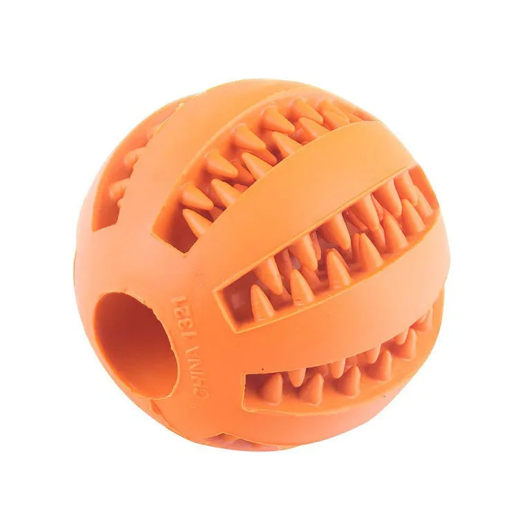 3-in-1 Dog Treat Ball: Durable Chew Toy & Tooth Cleaning Feeder